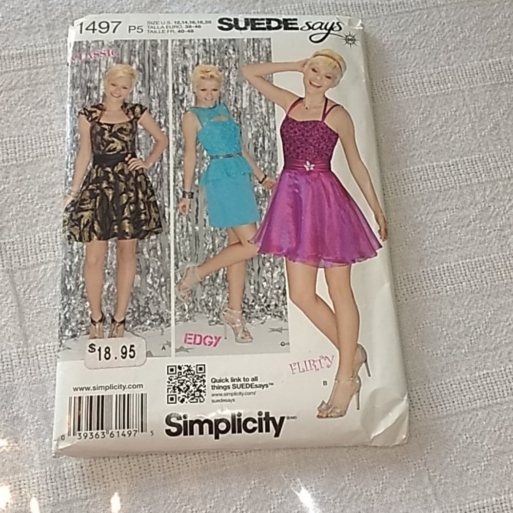 Simplicity  Dress Sewing Pattern 1497 New Uncut